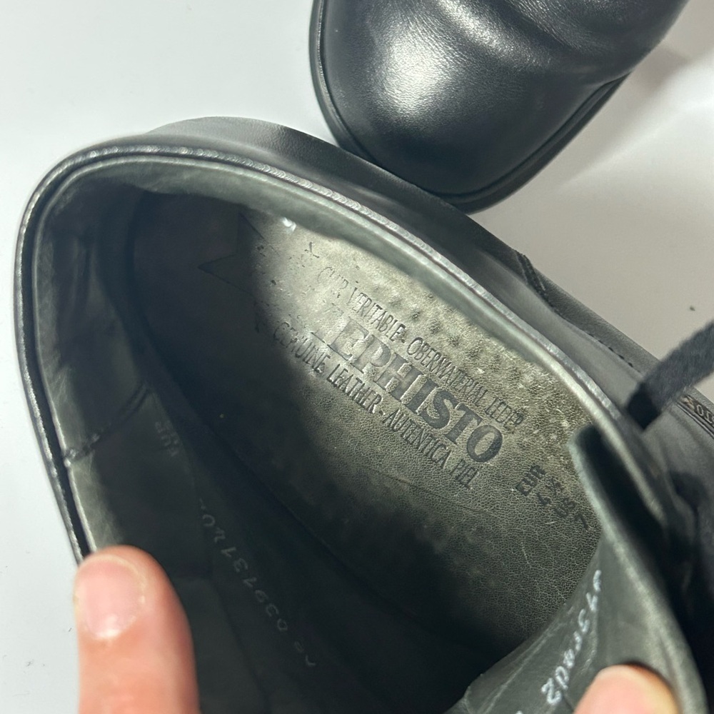 Mephisto 100% Caoutchouc Black Ankle Boots, High Quality and Handcrafted Size 7 - Picture 5 of 12